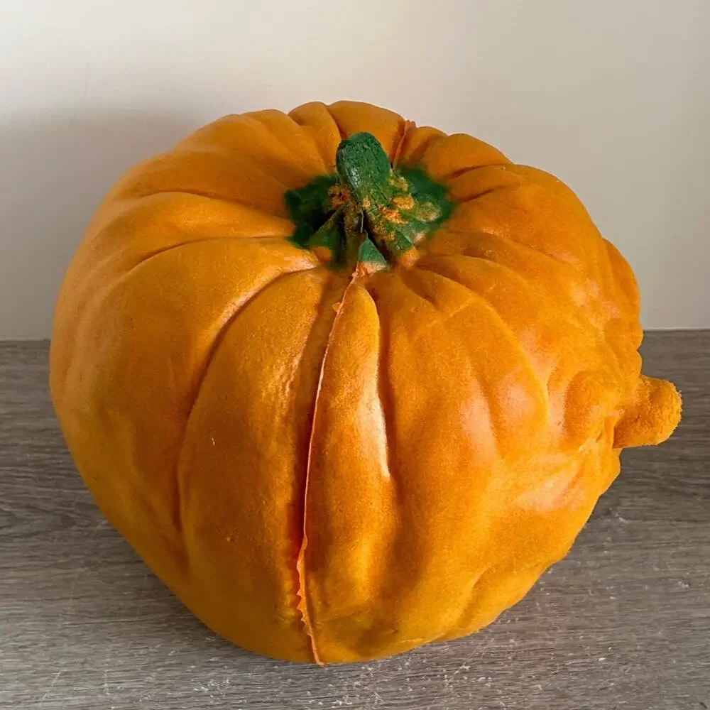 Todd Master's 1987 Jesse Oh Lantern Pumpkin Foam Face sculpture Halloween VNTG